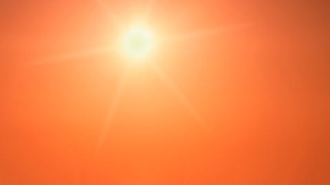 Sun in the sky