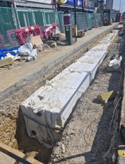 Reducing flood risk using hydrorock