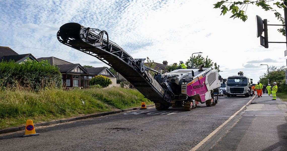 road resurfacing vehicle