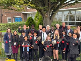 Fighting back flooding at Caterham High School