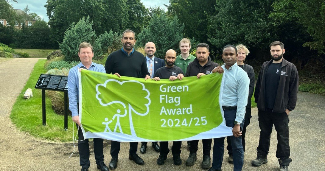 Deputy Leader pictured with staff