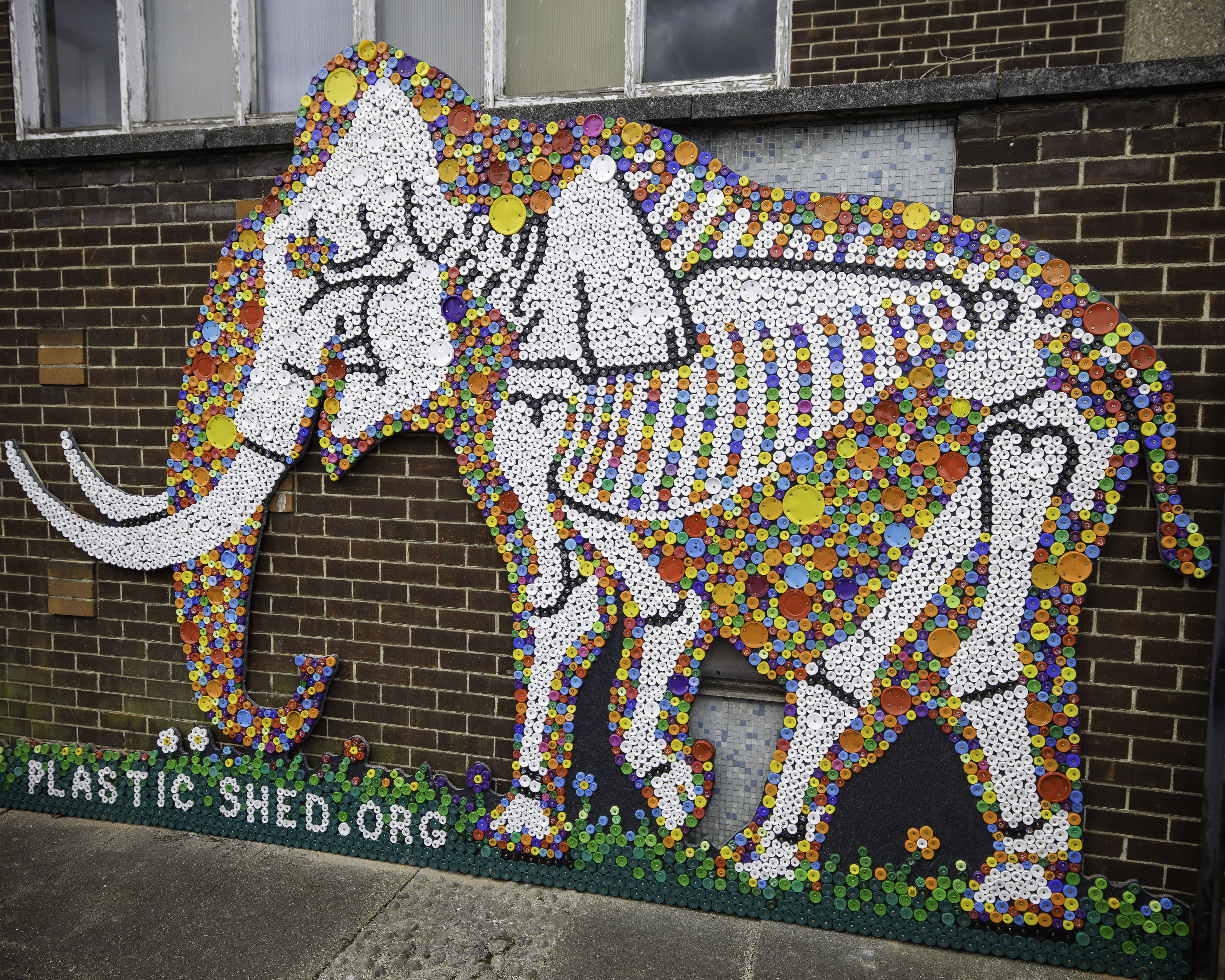 Marley the mammoth mural