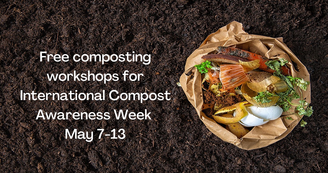 image of compost with workshop details